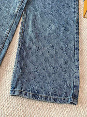 Louis Vuitton Women Blue Flared Jeans - 4