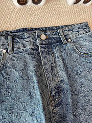 Louis Vuitton Women Blue Flared Jeans - 3