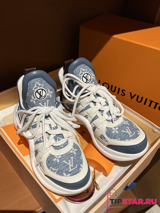 Louis Vuitton LV Archlight Trainers Women's Shoes Blue - 1