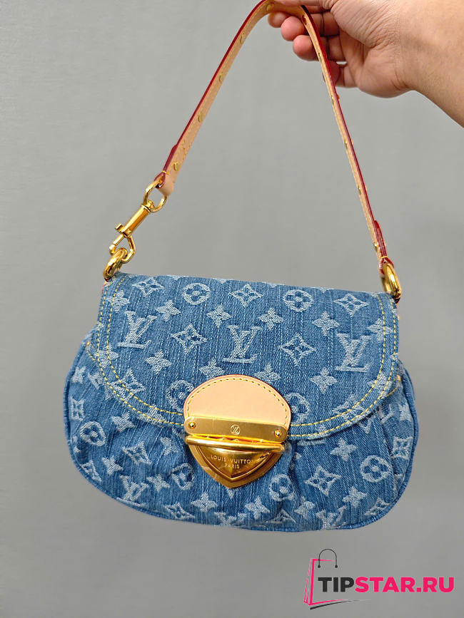 Louis Vuitton Sunset Bag Monogram Blue Denim - 1