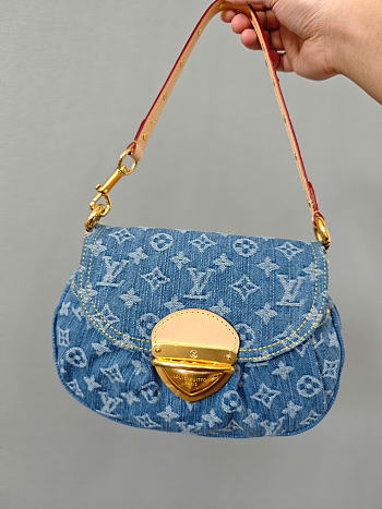 Louis Vuitton Sunset Bag Monogram Blue Denim