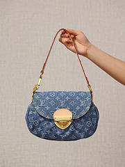 Louis Vuitton Sunset Bag Monogram Blue Denim - 6