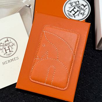 Hermès Horse MagSafe Magnetic Card Holder 08