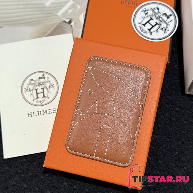 Hermès Horse MagSafe Magnetic Card Holder 07 - 1