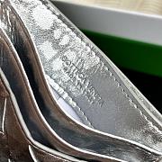 Bottega Veneta Intrecciato nappa leather silver - 4