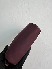 Prada Micro Re-Nylon pouch gold hardware Burgundy - 6