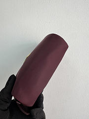 Prada Micro Re-Nylon pouch gold hardware Burgundy - 4