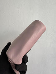 Prada Micro Re-Nylon pouch silver hardware baby Pink - 6