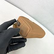 Prada Micro Re-Nylon pouch gold hardware Brown - 6