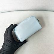 Prada Micro Re-Nylon pouch silver hardware Blue - 6