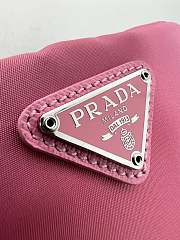 Prada Micro Re-Nylon pouch silver hardware Pink - 4