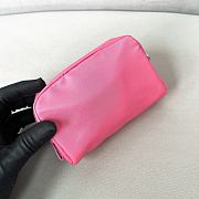 Prada Micro Re-Nylon pouch silver hardware Pink - 2