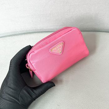Prada Micro Re-Nylon pouch gold hardware Pink