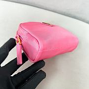 Prada Micro Re-Nylon pouch gold hardware Pink - 6