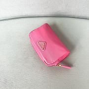 Prada Micro Re-Nylon pouch gold hardware Pink - 3