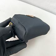 Prada Micro Re-Nylon pouch gold hardware Black - 5