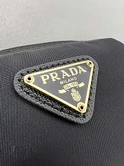 Prada Micro Re-Nylon pouch gold hardware Black - 3