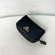 Prada Micro Re-Nylon pouch gold hardware Black - 2