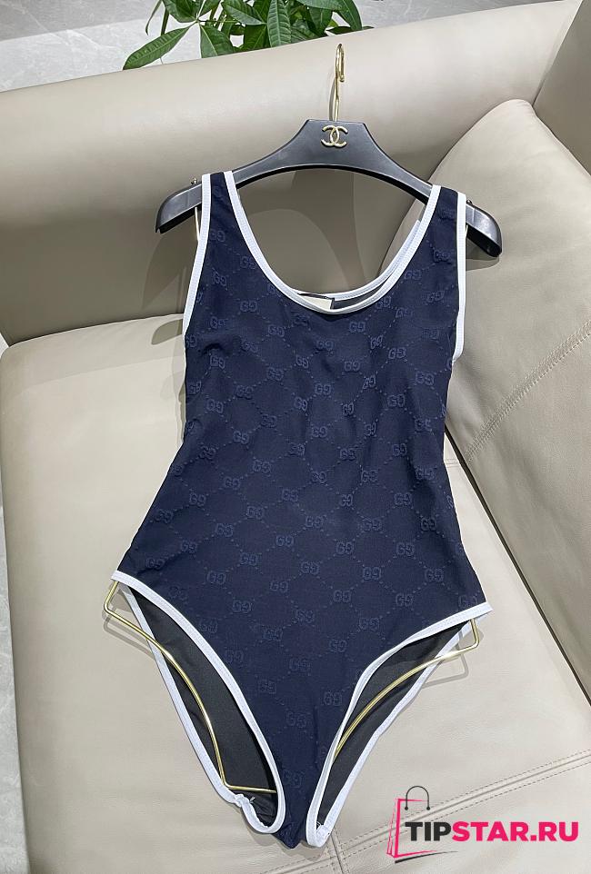 Gucci New jacquard one-piece swimsuit - 1