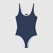 Gucci New jacquard one-piece swimsuit - 6