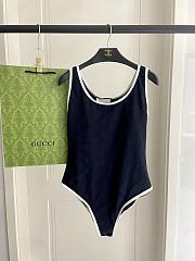 Gucci New jacquard one-piece swimsuit - 5