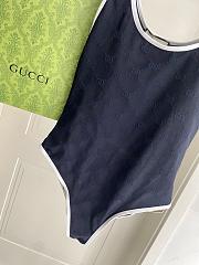 Gucci New jacquard one-piece swimsuit - 2