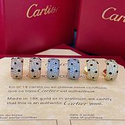 Cartier gold leopard print earrings - 2