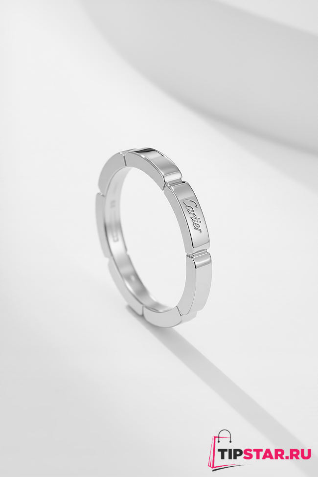 Cartier Maillon Panthère wedding band silver - 1