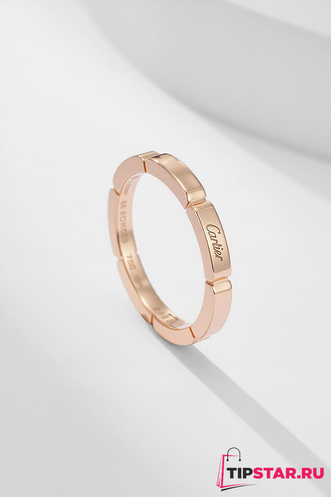 Cartier Maillon Panthère wedding band rosegold - 1