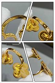 VCA Gold Plated with Mother-of-Pearl Ring - 3