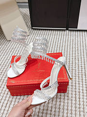 René Caovilla Chandelier Ivory Sandal 7.5 cm - 2