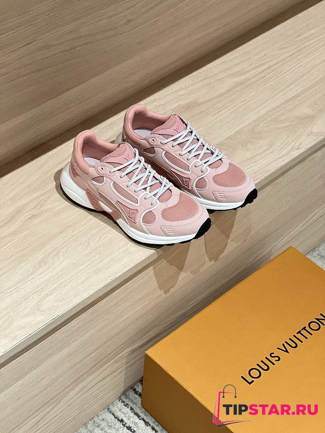 LV Olympia Sneaker Mix of materials Pink - 1