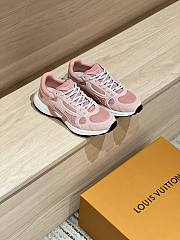 LV Olympia Sneaker Mix of materials Pink - 1