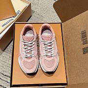 LV Olympia Sneaker Mix of materials Pink - 4