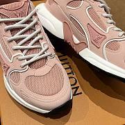 LV Olympia Sneaker Mix of materials Pink - 3