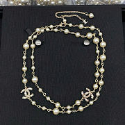 Chanel CC Pearl Layered Necklace - 2