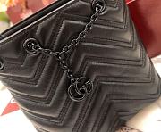 Gucci Marmont Nano Bucket bag in Light Black leather - 6