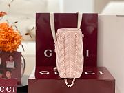 Gucci Marmont Nano Bucket bag in Light Pink leather - 4