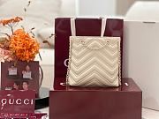 Gucci Marmont Nano Bucket bag in Light Beige leather - 6