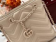 Gucci Marmont Nano Bucket bag in Light Beige leather - 5