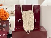 Gucci Marmont Nano Bucket bag in Light Beige leather - 4