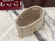 Gucci Marmont Nano Bucket bag in Light Beige leather - 3