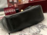 Gucci Mercato small tote bag black soft leather - 4