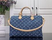 Louis Vuitton Speedy Soft 30 Denim Blue M14430 - 5