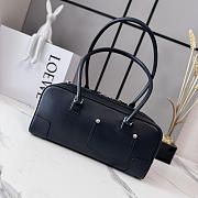 Loewe Calfskin Amazona 31 Panta Shoulder Bag Black - 3