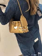 Chanel 25 Mini handbag Braided Raffia, Calfskin & Gold-Tone Metal Beige & Black - 4