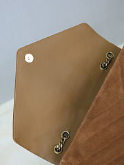 Ysl LouLou suede bag brown size 32x22x10 cm - 6