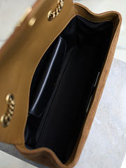 Ysl LouLou suede bag brown size 29x17x8 cm - 3