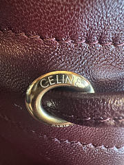 Small Crystal Pouch In Lambskin Burgundy - 4