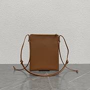 Celine Sharp Pouch In Smooth Lambskin Brown - 3